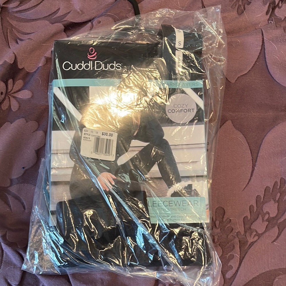 Cuddl Duds fleece leggings